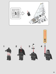 LEGO 75302 instructions page 69 – build guide