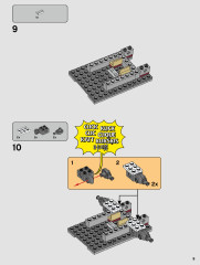 LEGO 75302 instructions page 9 – build guide
