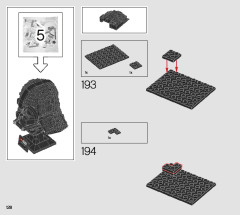 LEGO 75304 instructions page 128 – build guide