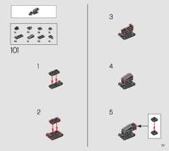 LEGO 75304 instructions page 77 – build guide