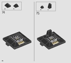 LEGO 75305 instructions page 40 – build guide