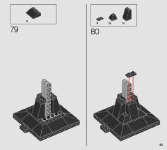 LEGO 75305 instructions page 43 – build guide