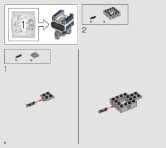LEGO 75305 instructions page 6 – build guide