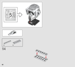 LEGO 75305 instructions page 62 – build guide