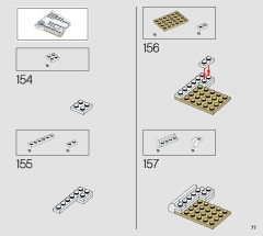 LEGO 75305 instructions page 77 – build guide
