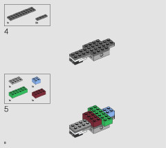 LEGO 75305 instructions page 8 – build guide