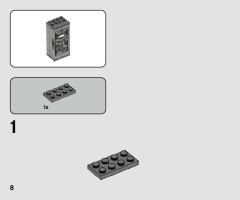 LEGO 75310 instructions page 8 – build guide