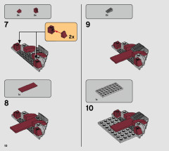 LEGO 75312 instructions page 10 – build guide