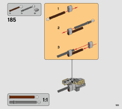 LEGO 75312 instructions page 123 – build guide