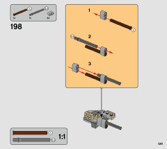LEGO 75312 instructions page 129 – build guide