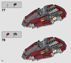 LEGO 75312 instructions page 44 – build guide
