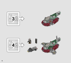 LEGO 75312 instructions page 6 – build guide