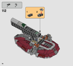 LEGO 75312 instructions page 76 – build guide
