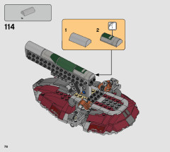 LEGO 75312 instructions page 78 – build guide