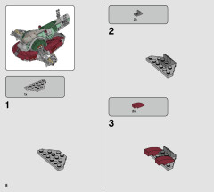 LEGO 75312 instructions page 8 – build guide