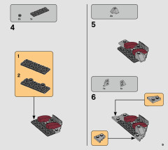 LEGO 75312 instructions page 9 – build guide