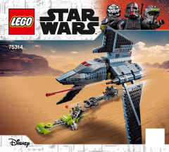LEGO 75314 instructions page 1 – build guide
