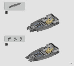LEGO 75314 instructions page 43 – build guide