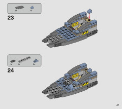 LEGO 75314 instructions page 47 – build guide