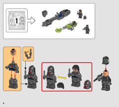 LEGO 75314 instructions page 8 – build guide