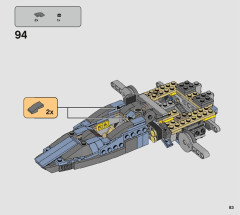 LEGO 75314 instructions page 83 – build guide