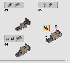LEGO 75322 instructions page 33 – build guide