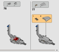 LEGO 75322 instructions page 49 – build guide