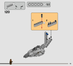LEGO 75322 instructions page 73 – build guide