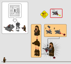 LEGO 75322 instructions page 8 – build guide