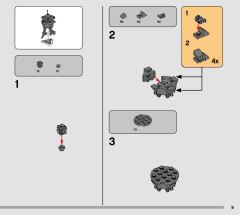 LEGO 75322 instructions page 9 – build guide