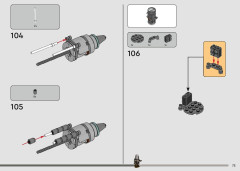 LEGO 75325 instructions page 75 – build guide