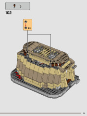 LEGO 75326 instructions page 73 – build guide