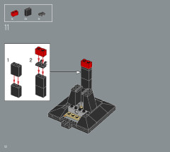 LEGO 75327 instructions page 12 – build guide