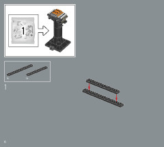 LEGO 75327 instructions page 6 – build guide