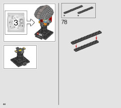 LEGO 75328 instructions page 44 – build guide