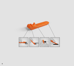 LEGO 75329 instructions page 6 – build guide