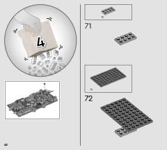 LEGO 75329 instructions page 62 – build guide