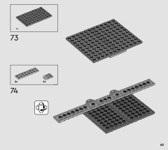 LEGO 75329 instructions page 63 – build guide