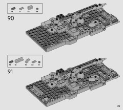 LEGO 75329 instructions page 73 – build guide