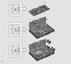 LEGO 75329 instructions page 8 – build guide