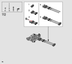 LEGO 75329 instructions page 84 – build guide