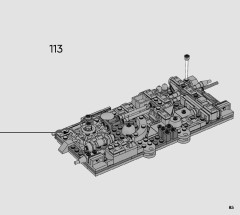 LEGO 75329 instructions page 85 – build guide