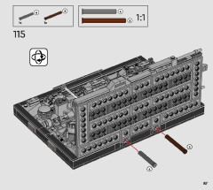 LEGO 75329 instructions page 87 – build guide