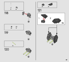 LEGO 75329 instructions page 89 – build guide