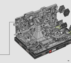 LEGO 75329 instructions page 99 – build guide