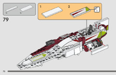 LEGO 75333 instructions page 72 – build guide