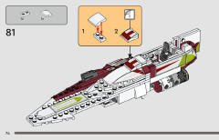 LEGO 75333 instructions page 74 – build guide
