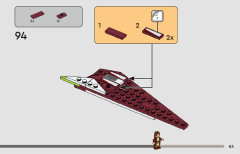 LEGO 75333 instructions page 83 – build guide