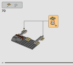 LEGO 75334 instructions page 62 – build guide
