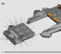 LEGO 75334 instructions page 70 – build guide